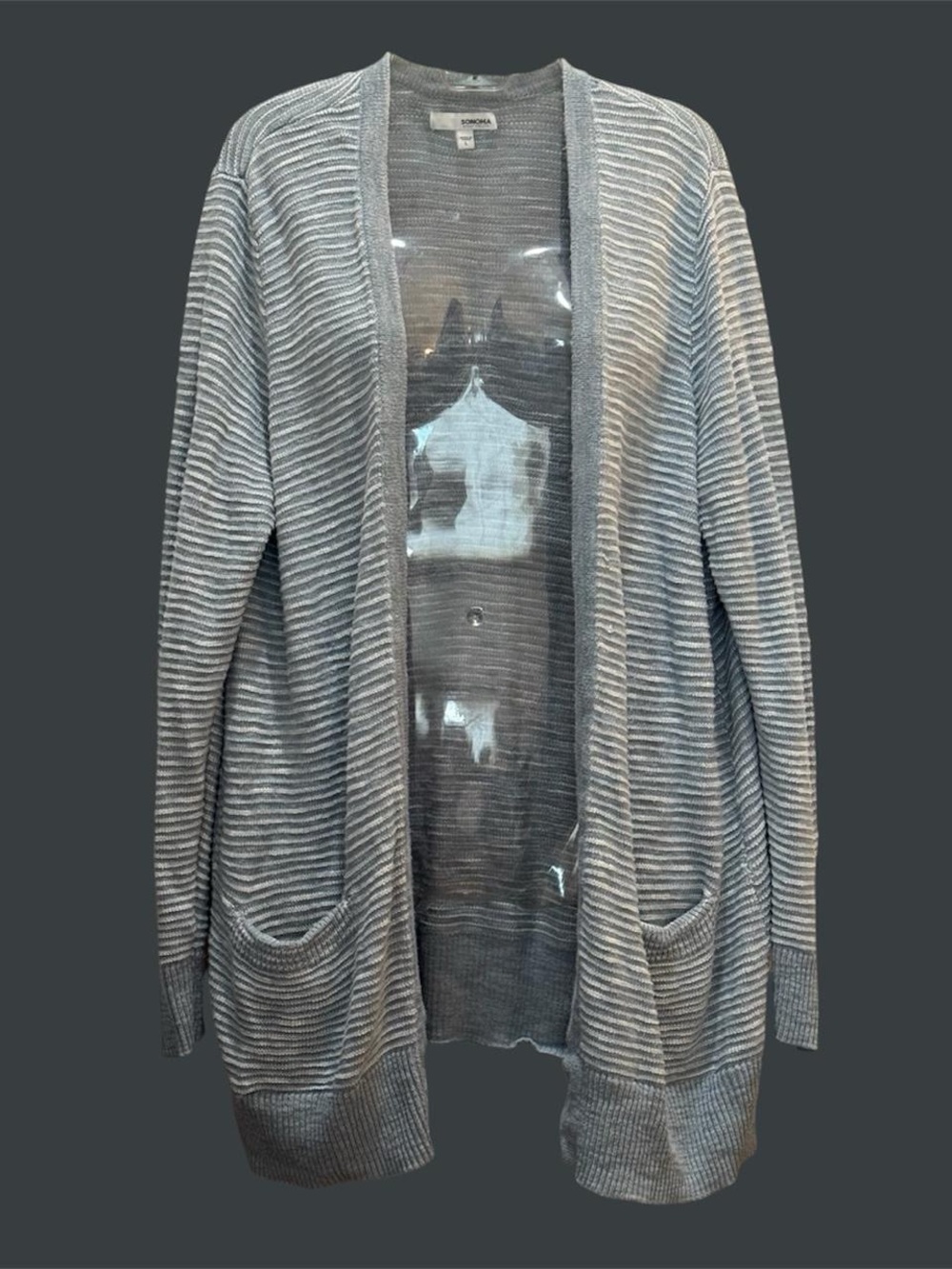 Long Knit Womens Cardigan – Size Large